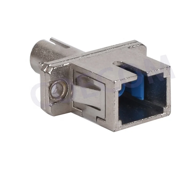 ROHS ST - SC Fiber Adapter Hybrid Optical Fiber Adapter Fiber Optic Adapter, Low Insert Loss
