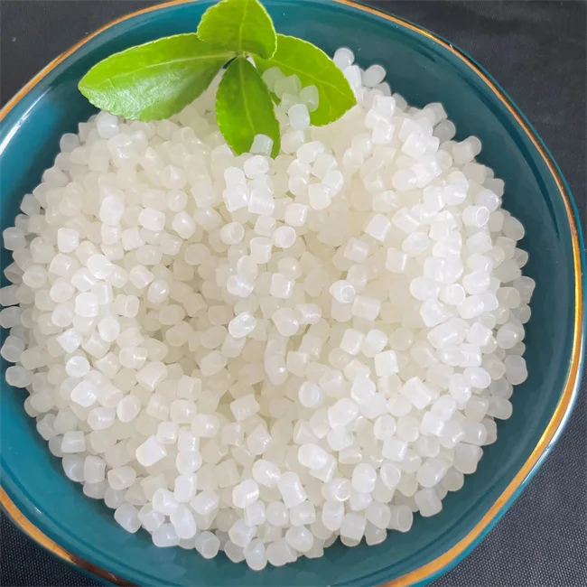 High Quality HDPE High Density Polyethylene Granules White Transparent Film Grade Application