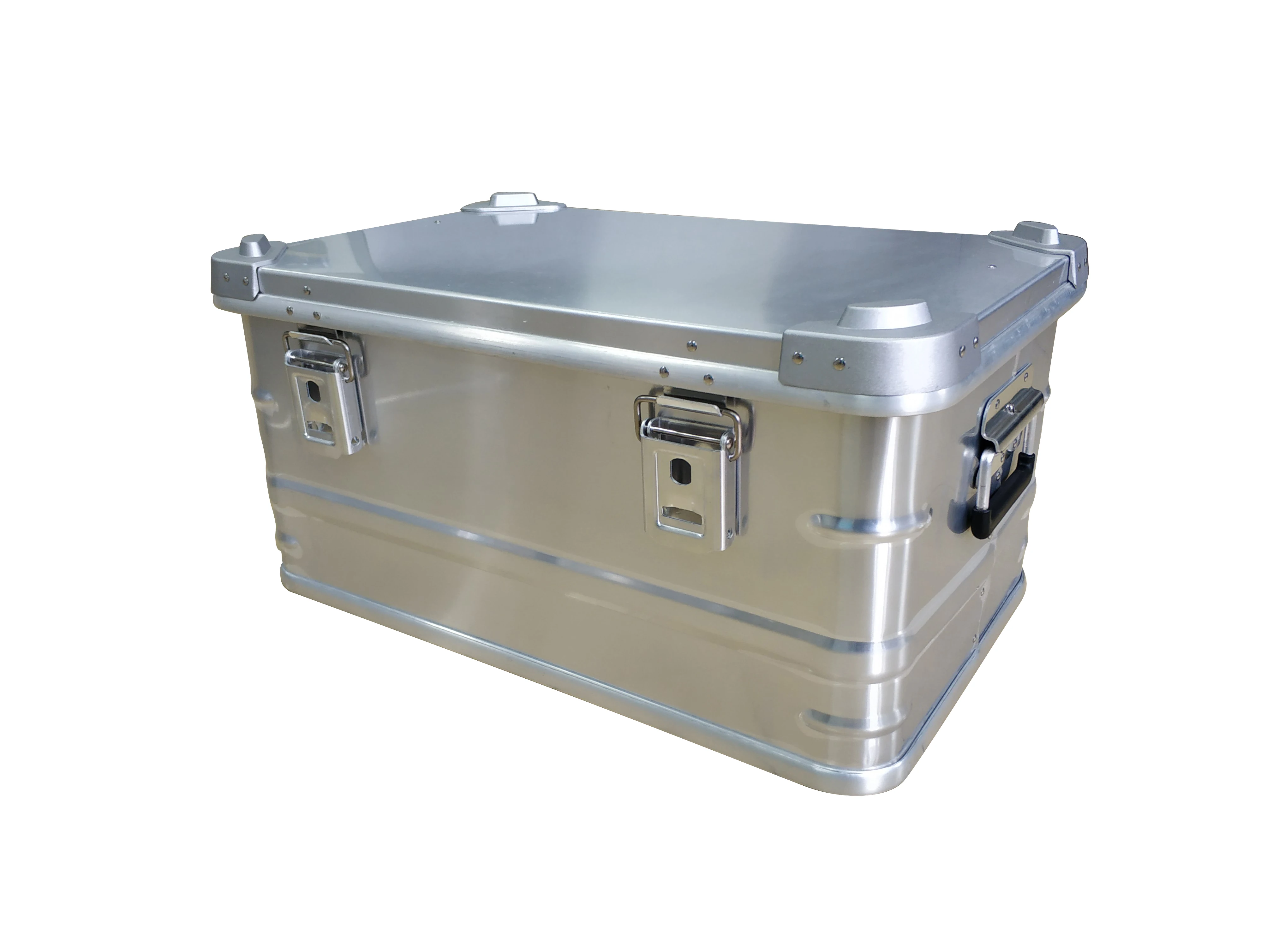 Customized OEM Waterproof large Aluminium Storage box for camping with lock