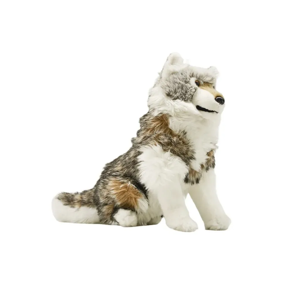 Kaan Colorful soft vinyl 10cm baby soft doll plush stuffed cartoon new soft toys wolf plush toy