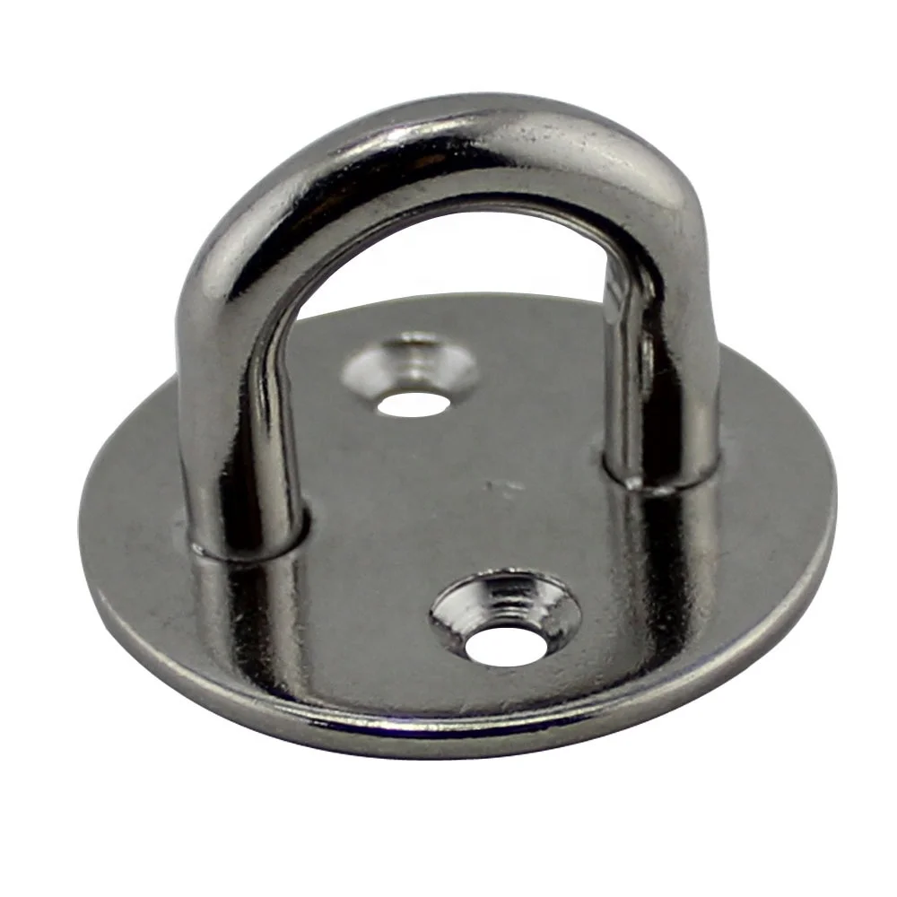 M5 M6 M8 U-Shaped Eye Plate Stainless Steel Ceiling Swing Hammock Hanger Hooks