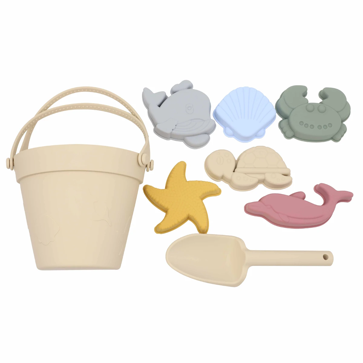 Friendly Beach Outdoor Toys Bucket Set Toys Kids Children Beach Bucket Spade Set Silicone Bucket Beach Set