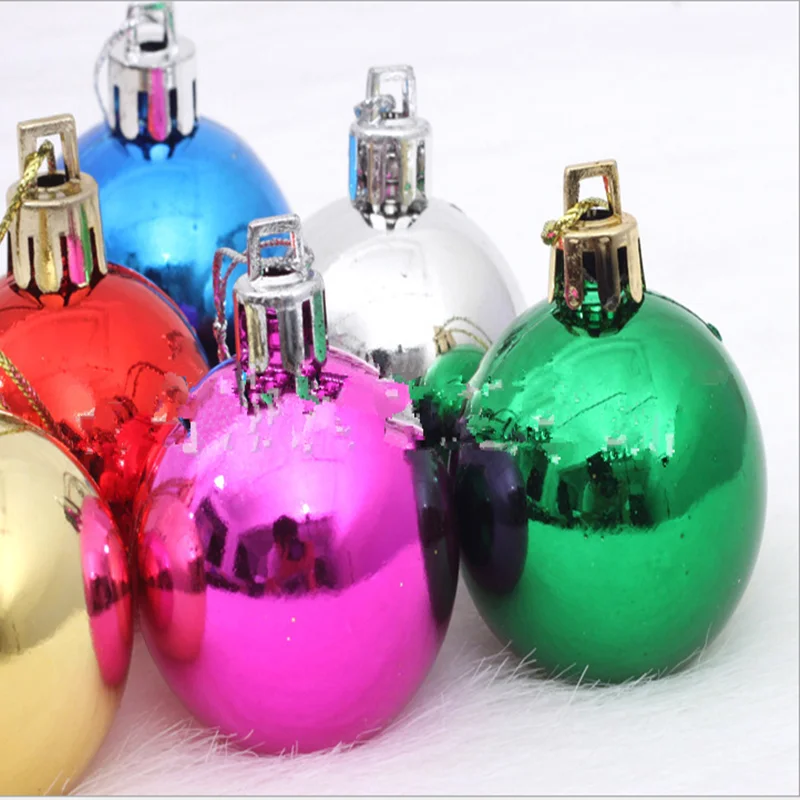 8cm christmas tree plastic ball christmas ball giant christmas tree ball