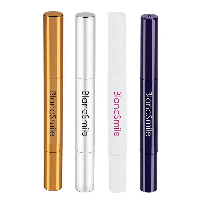 OEM Peroxide / Peroxide Free/ PAP Teeth Whitening Gel Pen 2ml x 2  Plastic case Tooth Gel Whitener