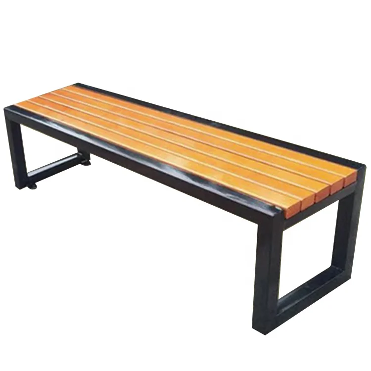 
1.2m 1.5m 1.8m Wood Plastic Composite Cast Iron Park Benches Park Chair Size 