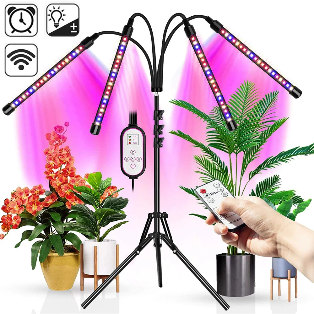 Full Spectrum Phytolamps DC5V USB LED Grow Light with Timer Desktop Clip Phyto Lamps for indoor Plants Flowers Grow Box seedling