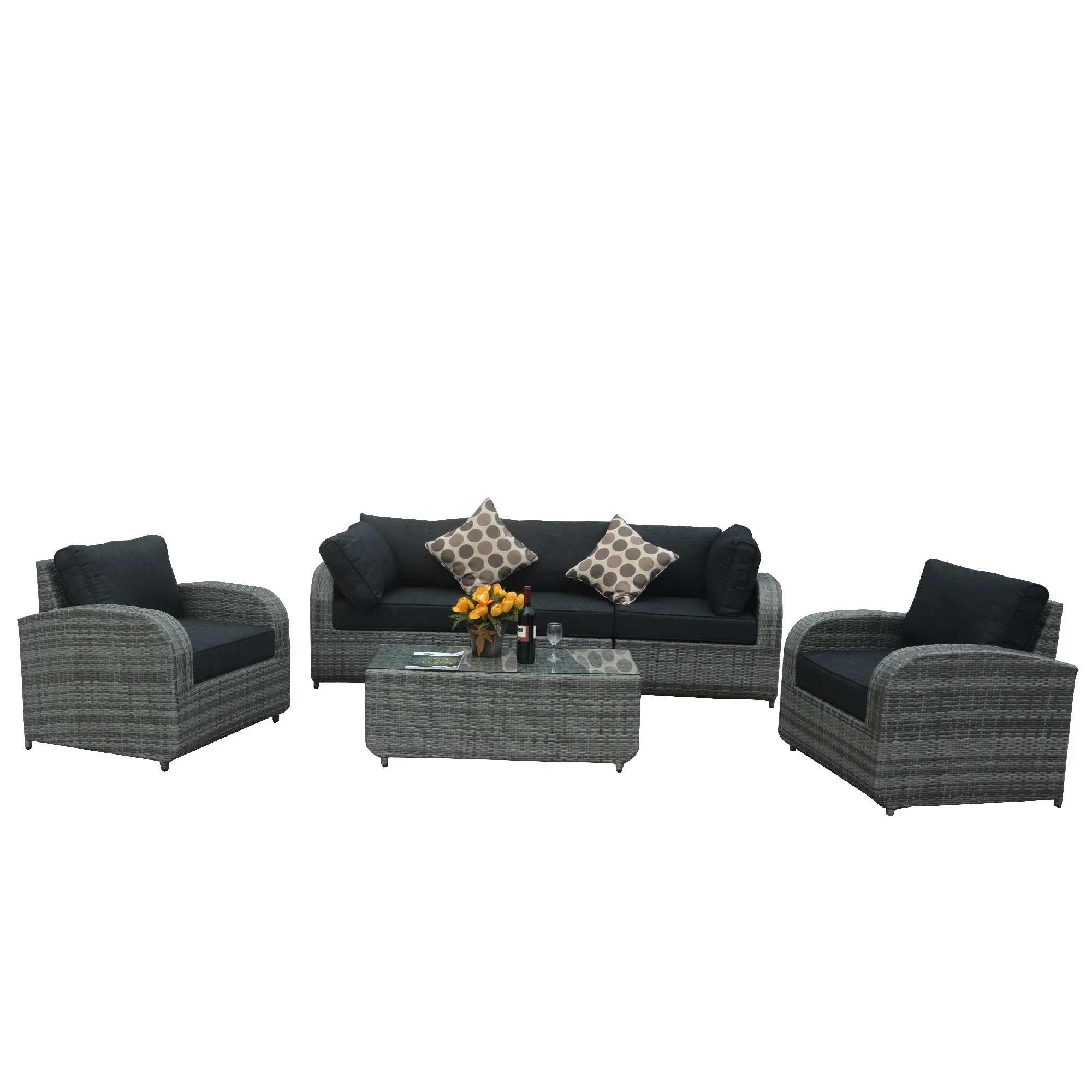 Garden Sofa Europe Style Rattan Outdoor Furniture