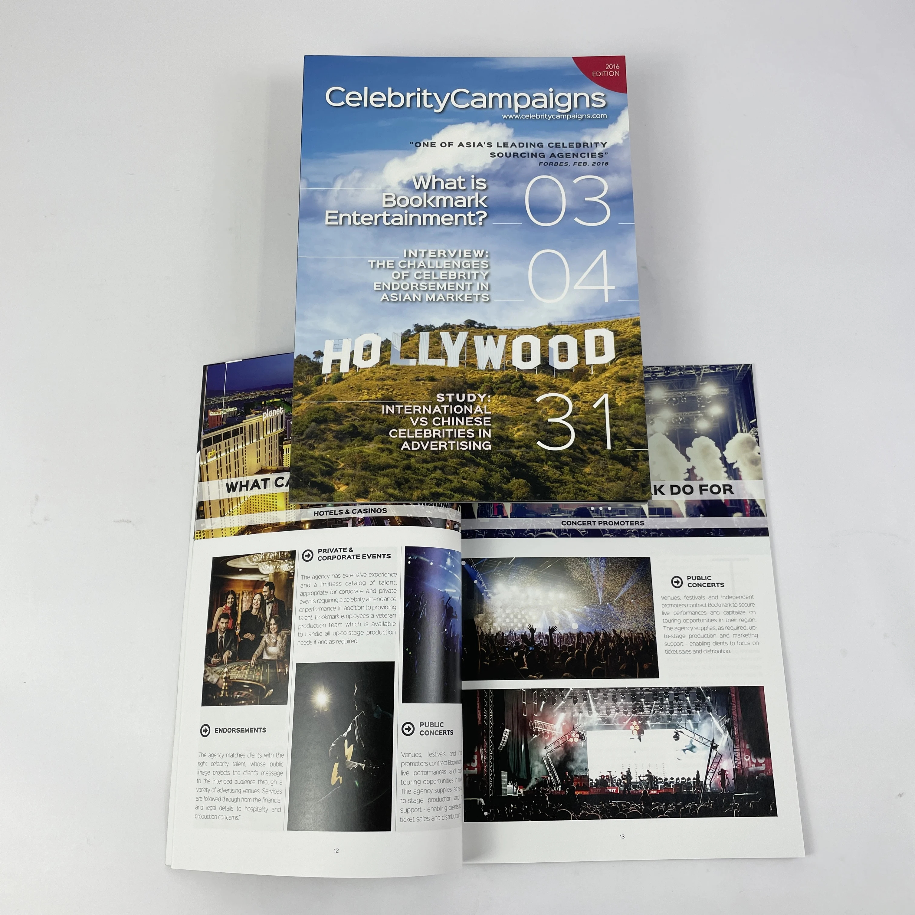 Custom Celebrity Campaigns Magazine Thread Bound High-Quality Printing for Exclusive Profiles and Biographies Digital Printing