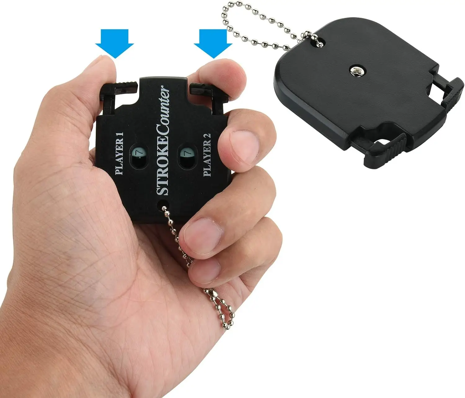 Golf Score Counter Stroke Counter Clicker Portable Golf Handy Stroke Count For Different Kinds Competitions And Games