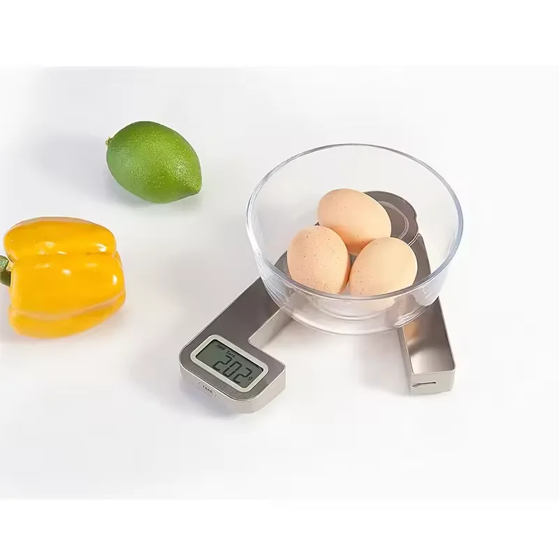 Digital Waterproof smart electronic kitchen food digital scale portable stainless steel 5kg kitchen scale