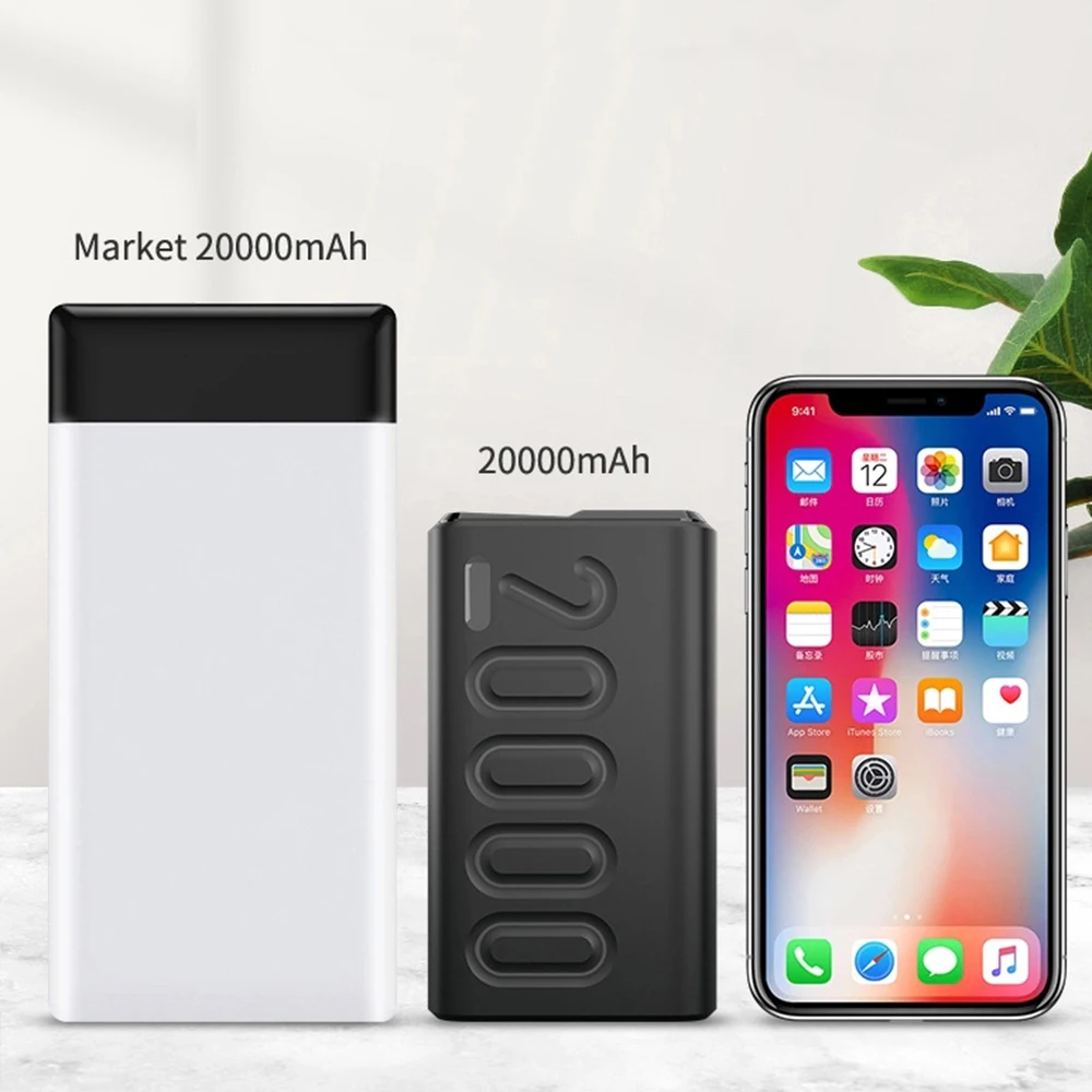  Многофункциональный type-c PD 18 Вт QC 3 0 10000 мАч 20000 30000 быстрая зарядка большой мощный внешний аккумулятор для электроники
