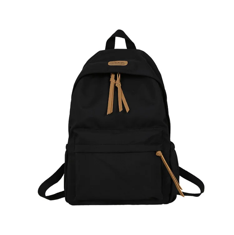 Stock Available Schoolbag Male College Students Fashion Trend Simple Plush Backpacks Female Leisure Computer Children Backpack