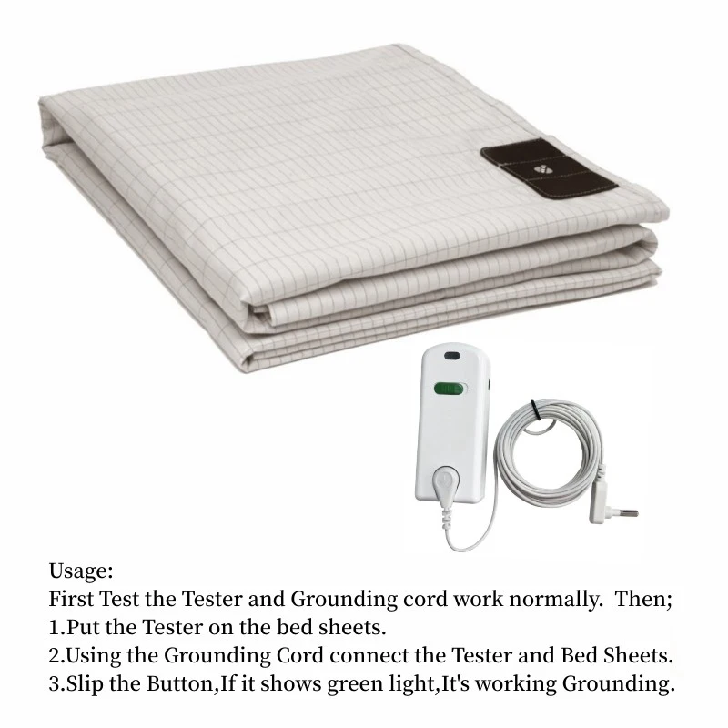 Тестер непрерывности заземления 15 футов с индивидуальным измерительным прибором для безопасности наволочки