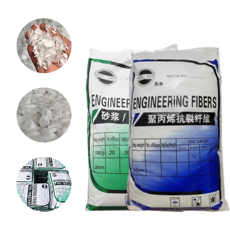 Construction Grade 100% Polypropylene Raw Material Various Models PP Crack-Resistant Fiber for Construction & Real Estate