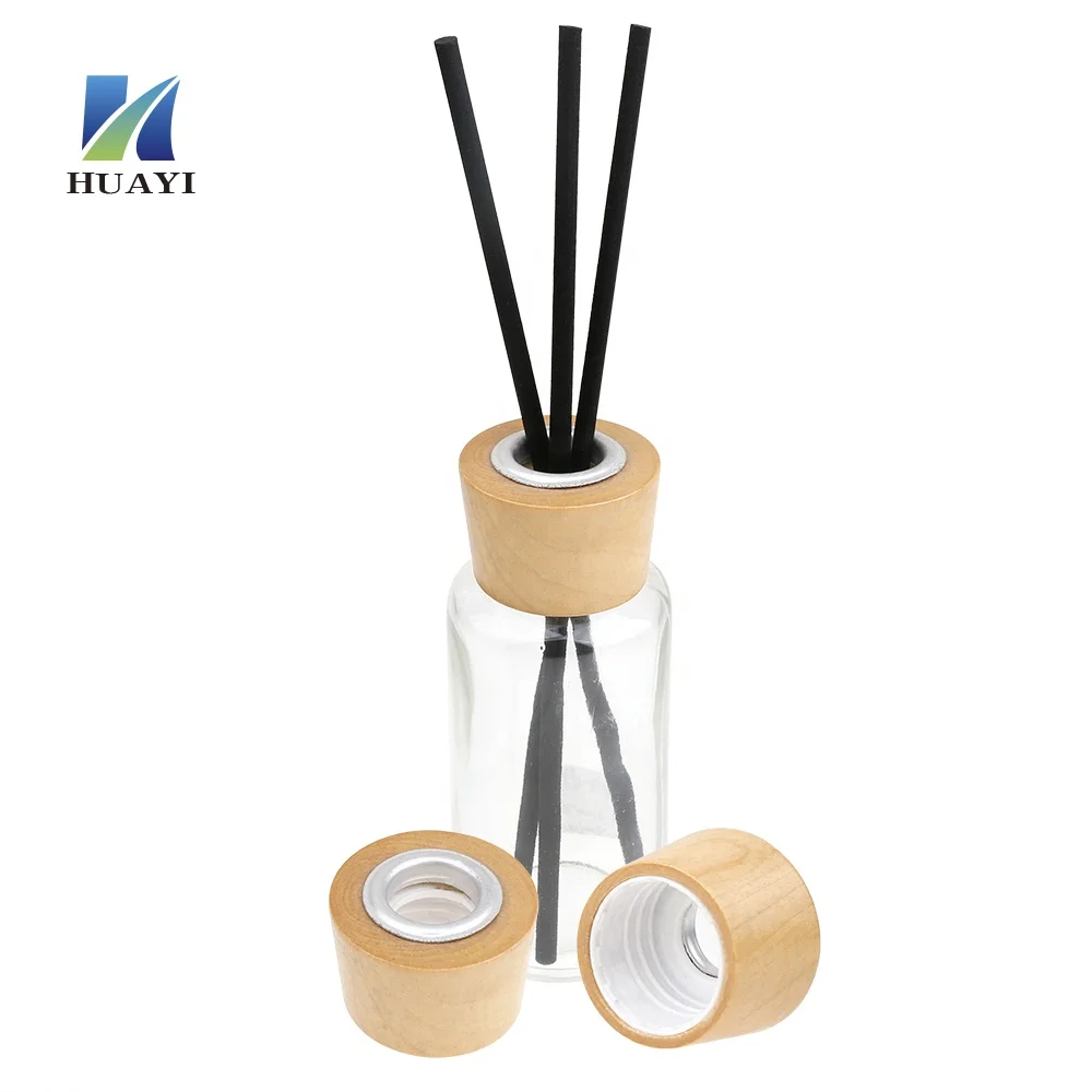 Perfume Cap Manufacturer Crown Wooden Magnetic Metal Zamac Perfume Bottle cover Luxury 30ml 50ml 100ml