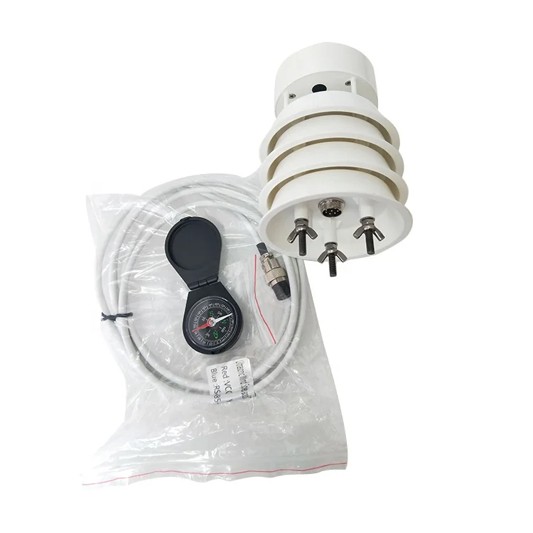 Professional Low Price RS485 Modbus Mini Anemometer Weather Station 2 In 1 Ultrasonic Wind Speed And Wind Direction Sensor