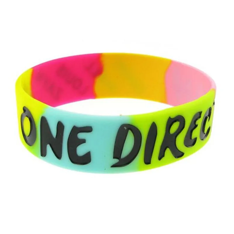 Custom Wrist Band Silicone Wristband Personalized Luminous Glowing Glow Silicone Bracelet Wristband With Printed Logo