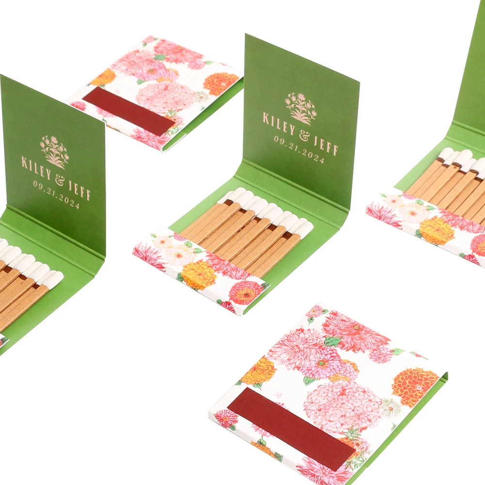 custom printed matchbooks matches printing color logo rigid matchbook package assorted colors matches matchbook