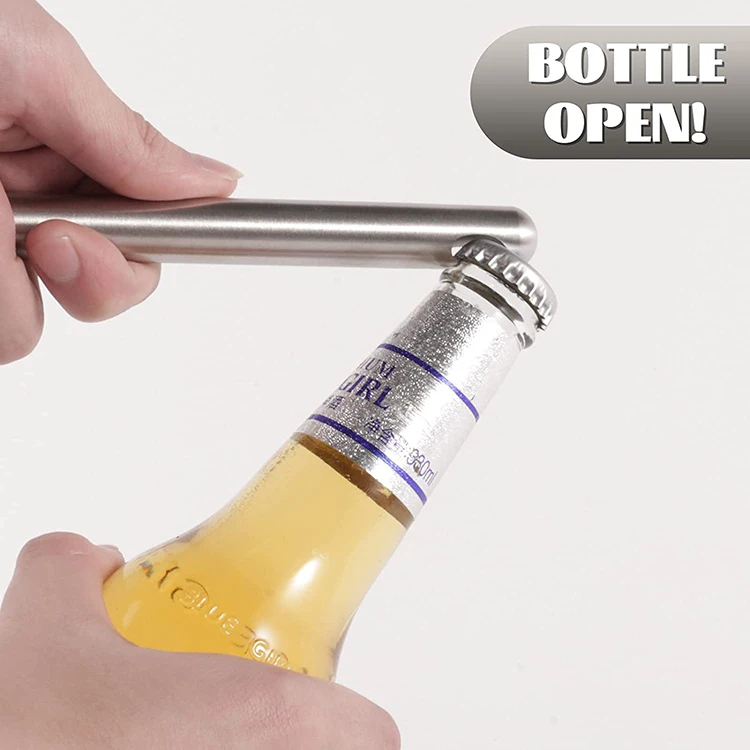 Flashing Stainless Steel cooler Ice Beer Bottle Chiller Wine Chill Sticks