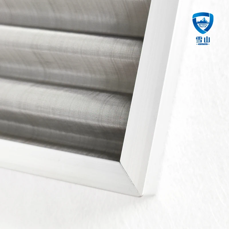 G2 G3 Merv8 Washable Metal Mesh Air Filter For HVAC Filter