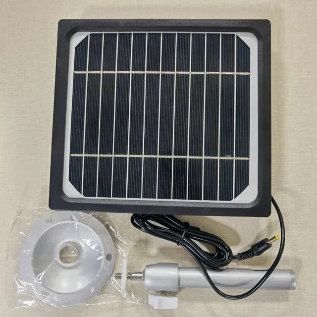 5W 5200mAh Solar Panel Charger Kits with Build-in 5200mAh Supporting 12V 9V 6V 2A for All Basic 4G Hunting Game Cameras