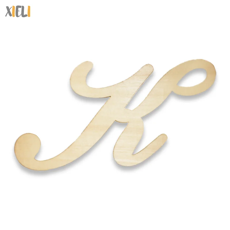Xieli Wooden Letter Alphabet Word Free Standing Wedding Party Home Decorative Wood Numbers Crafts Letters