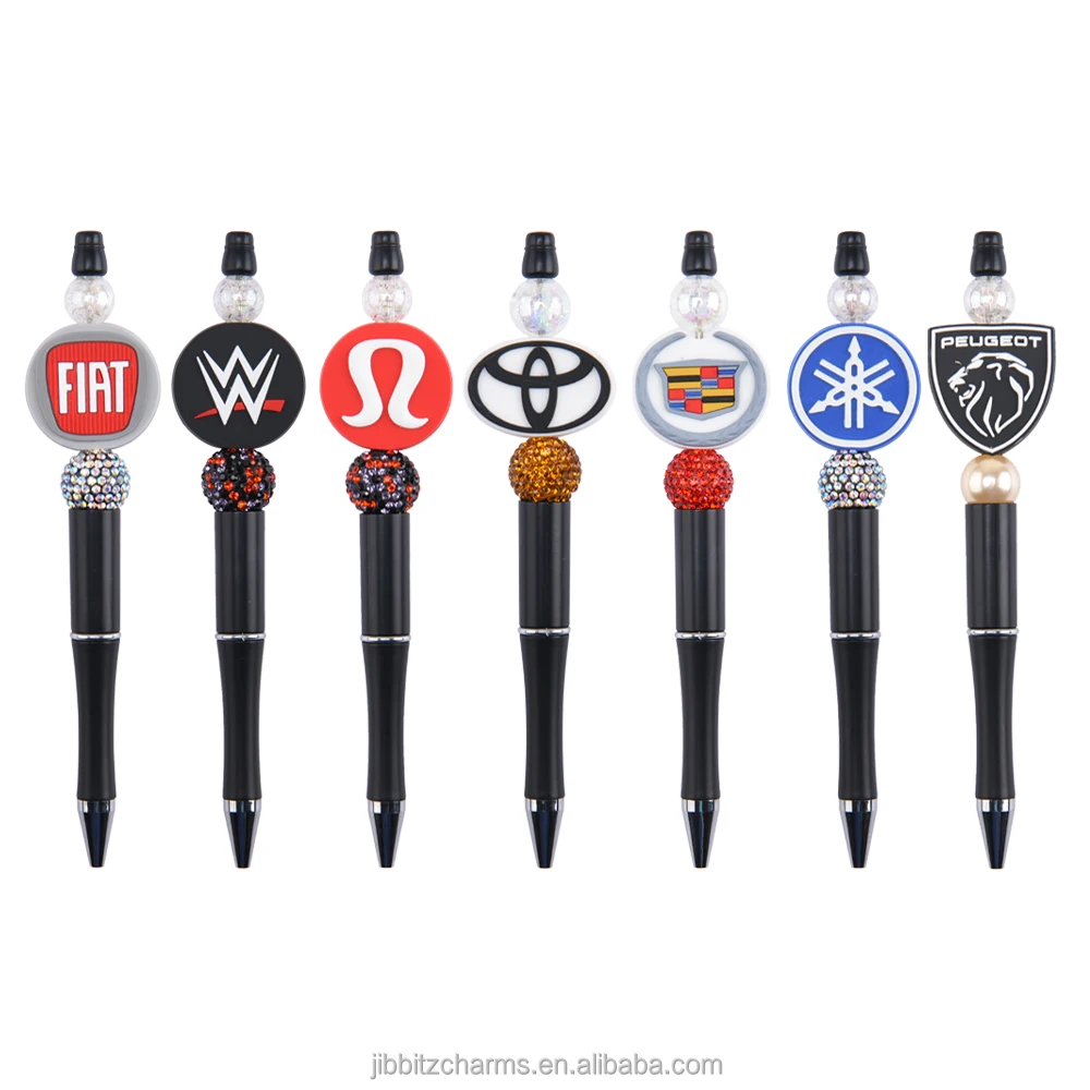 Factory Customized mouse silicone focal beads football team taylor  bad bunny karol g one piece selena beads for pen