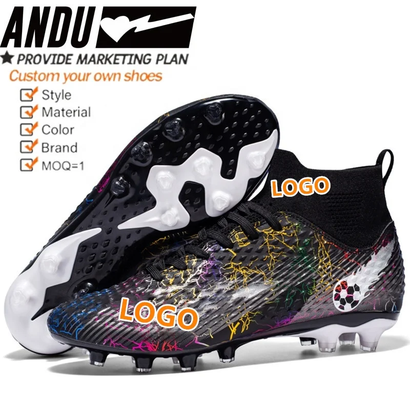 FG Boots Kids Soccer Shoes For Kid Outdoor Sport Soccer Sneakers Shoes 2023 Cheap Soccer Cleats Football Shoes For Men
