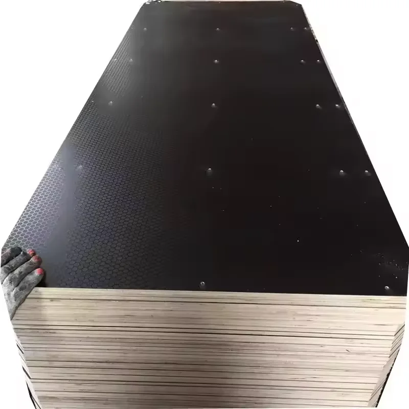 Wire Mesh Brown Film Faced Plywood Anti Slip Film Faced Sheet Water Resistant Birch Plywoods