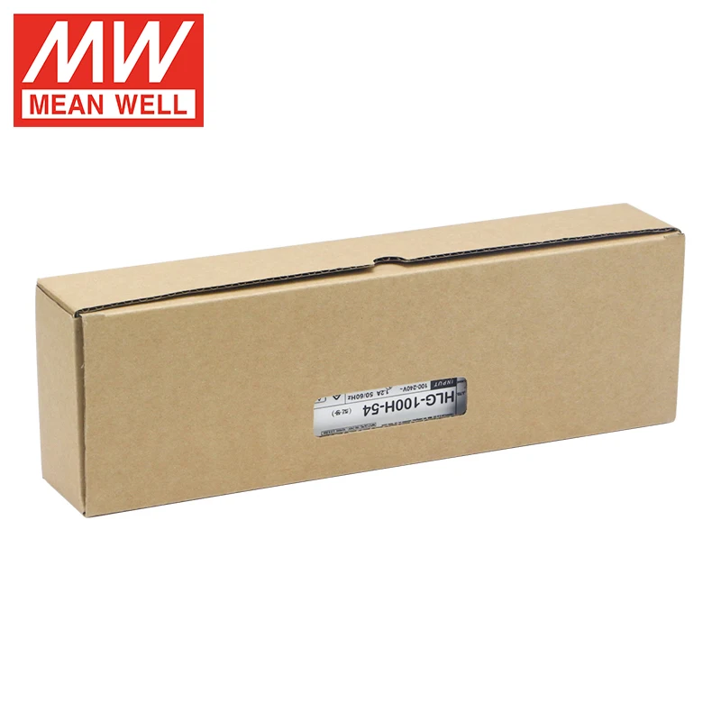 MeanWell светодиодный драйвер HLG-100H-54 100 Вт 54 В 1.77A источник питания для наружного освещения