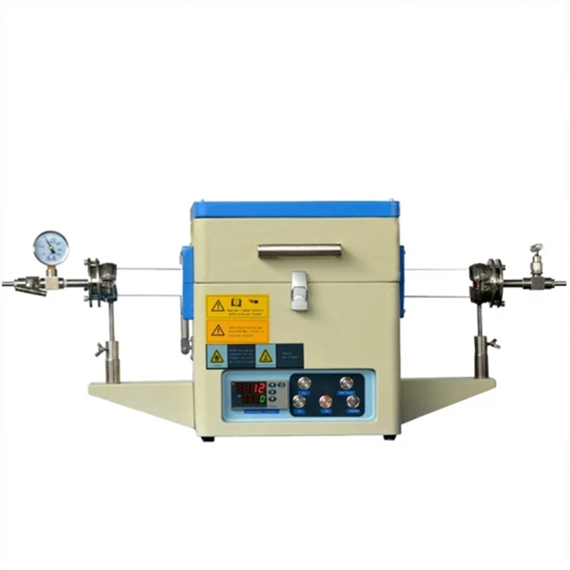 One-Zone Portable Split Tube Furnace with the Maximum Temperature 1200C For Battery Laboratory Assembly