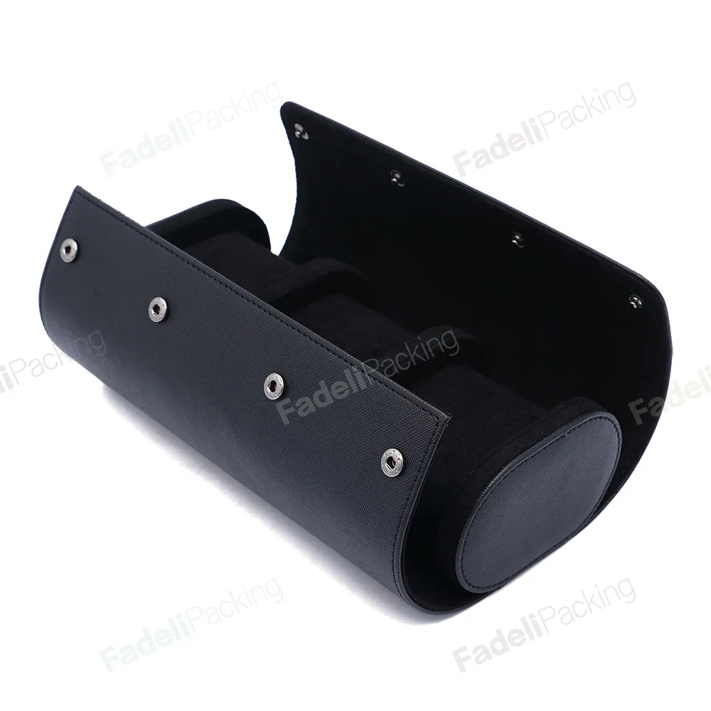 Лидер продаж, дорожная портативная кожаная коробка для часов, упаковочная коробка для часов