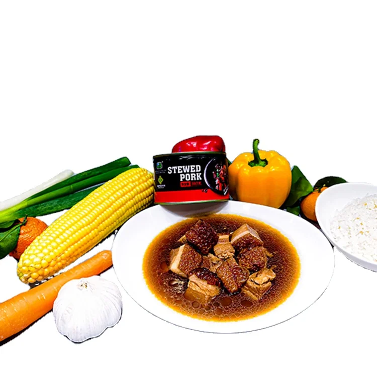 Made In China Superior Quality Braised Braised Pork	Slices Canned Food Storage