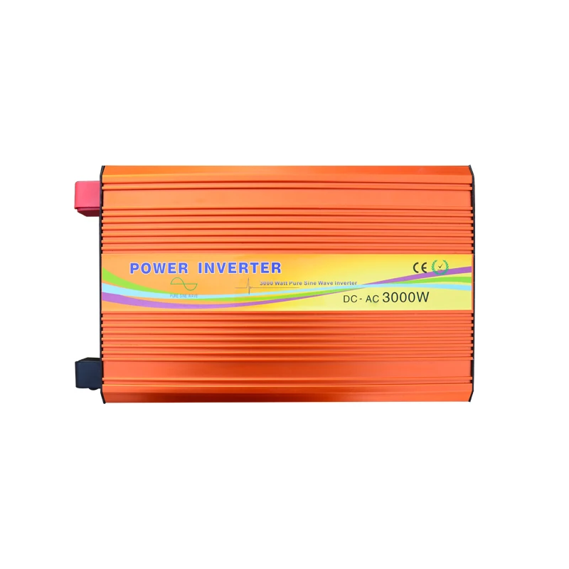 High Efficiency 600w 1kw 1500w 2kw 3kw Dc 12v 24v 48v To Ac 220v 110v Solar Off Grid Pure Sine Wave Power Inverter