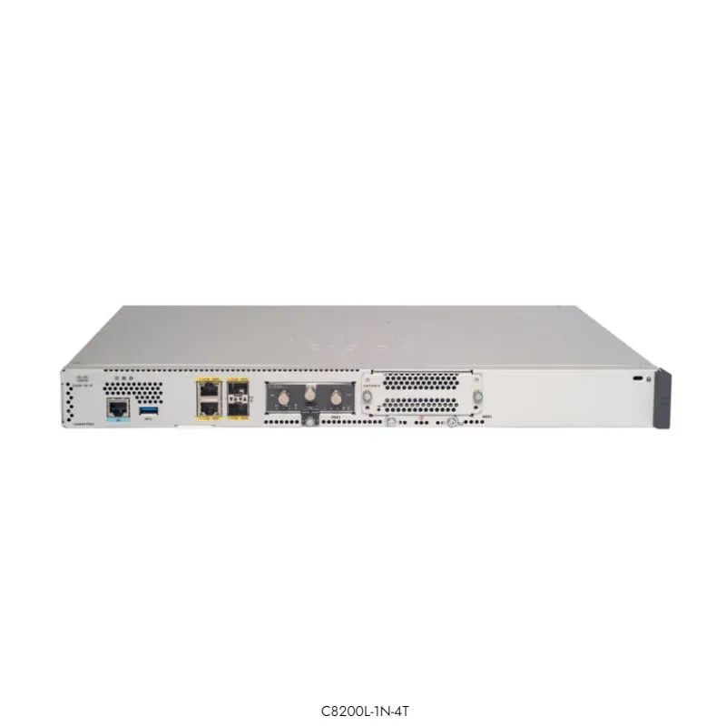 C8200L-1N-4T 1 NIM slot  4 Gigabit Ethernet WAN ports C8200 Series Edge Platforms C8200L-1N-4T