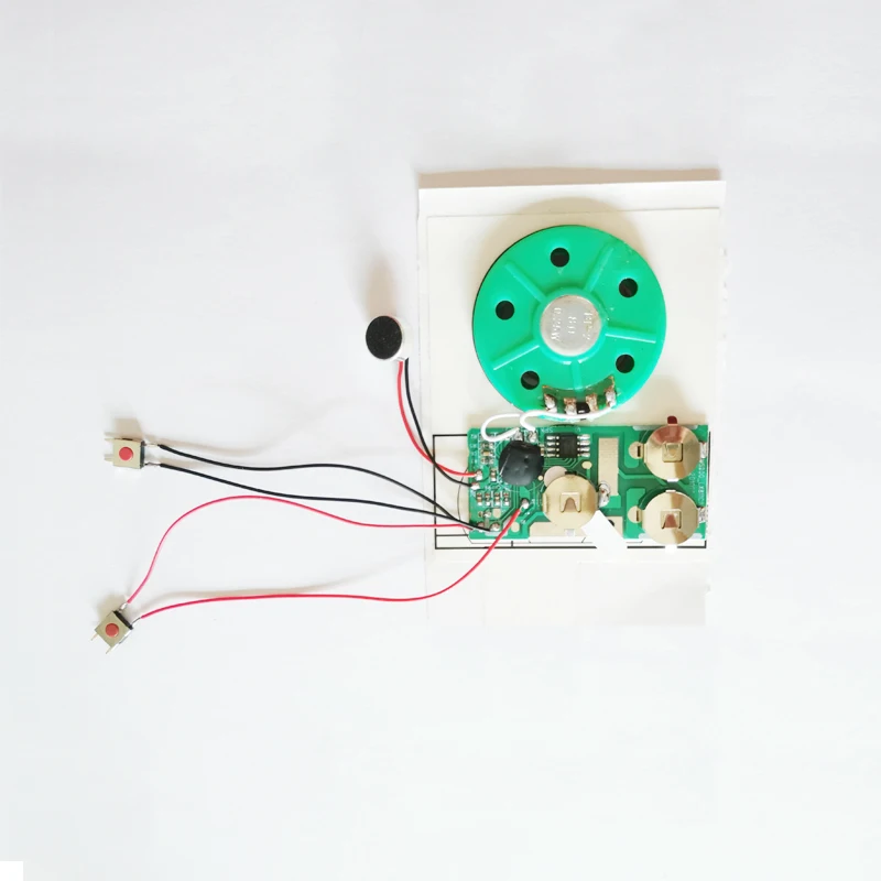 Factory recording sound module 30s chip use in musical greeting cards pre-record