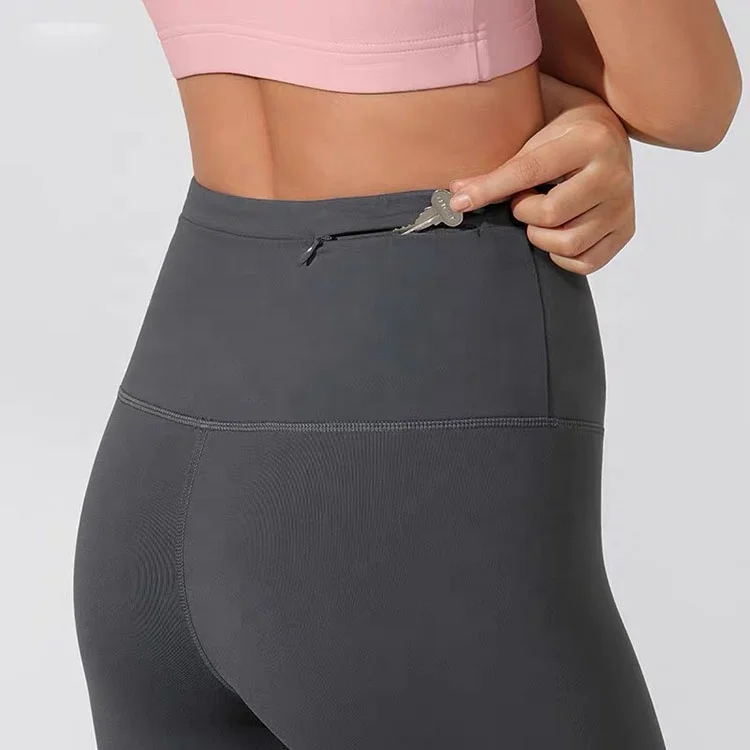 Gym Sportswear Breathable Woman Yoga Pant Custom Design Knitted Gym Tights Womens Workout Leggings