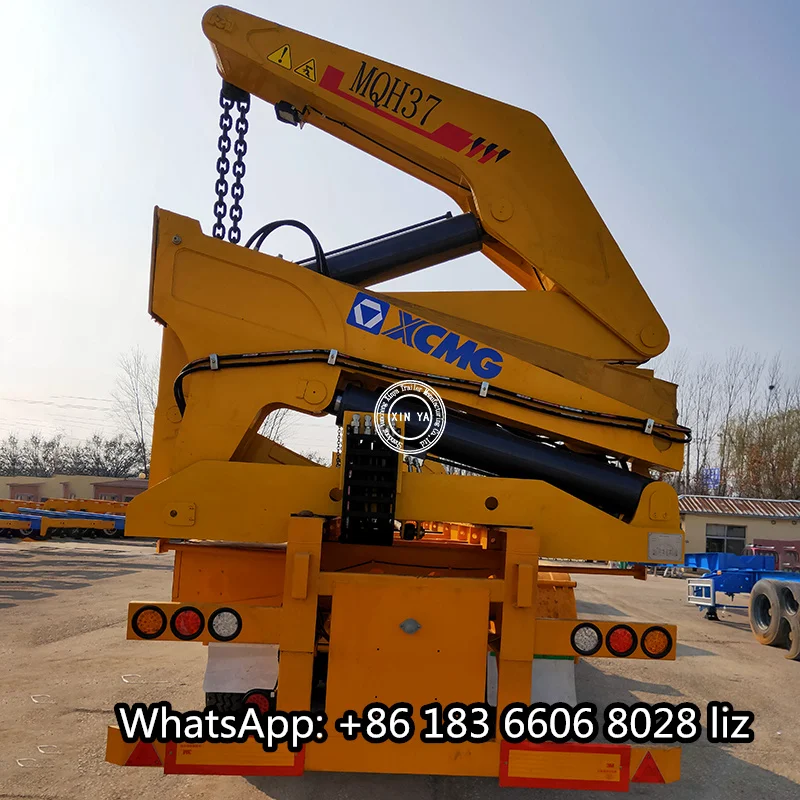 20/40 ft swinglifters steelbro side loader lifter container side loading semi trailer
