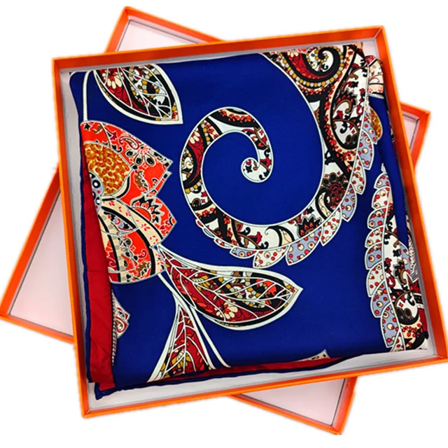 Headband Designer Silk Scarf Printing Silk Satin Twill Scarves For Bag handle Neckerchief for Hair