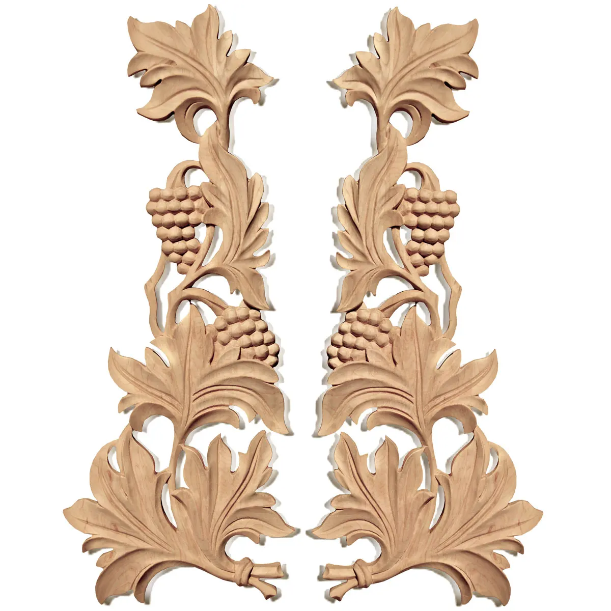 Maderotherapy Wood Carving Square Flower Pieces Decal Roman Column Toe Door Table Decoration Wood Solid Carving Ornamental Onlay