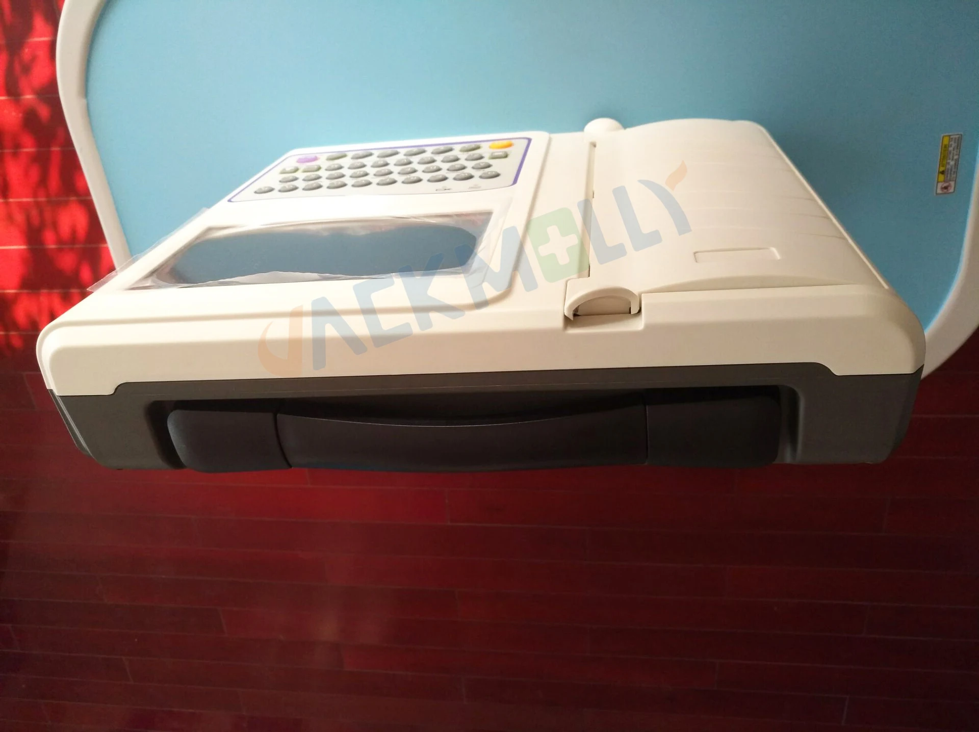 7 inch color screen 12 channel 12 leads ECG machine with inner thermal printer