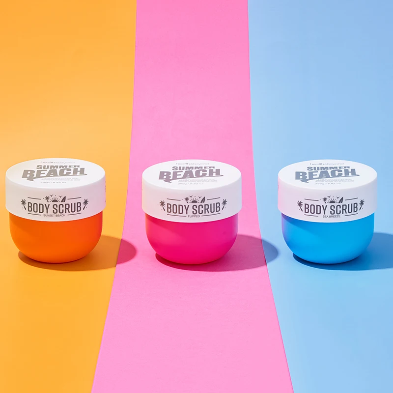 OEM supplier 250g/8.82oz Natural frosted particles containing corn cobs summer smooth exfoliate body scrub