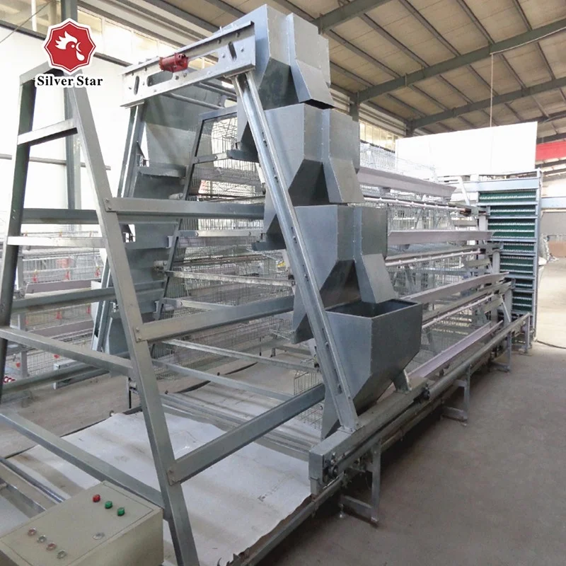 A Type H Type Layer Chicken Hens Cage Poultry Farm Feeder Chicks Broiler Automatic Equipment Chicken Coop Design