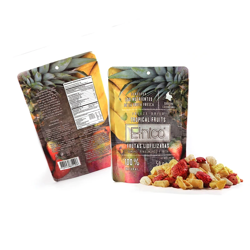 Healthy Snack Wholesale Bulk Freeze-Dried Tropical Mix Fruits Snack FD Dried Mango Dried Pineapple Dried Strawberry Banana