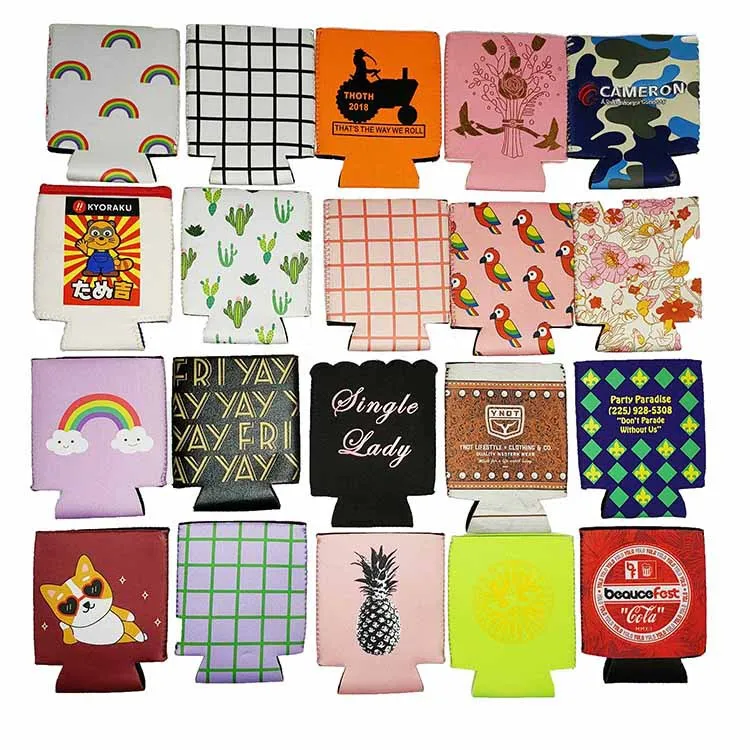 UOO OEM Recycled Neoprene Available 330ml Cheap Custom Printed Neoprene Can Cooler from China Factory