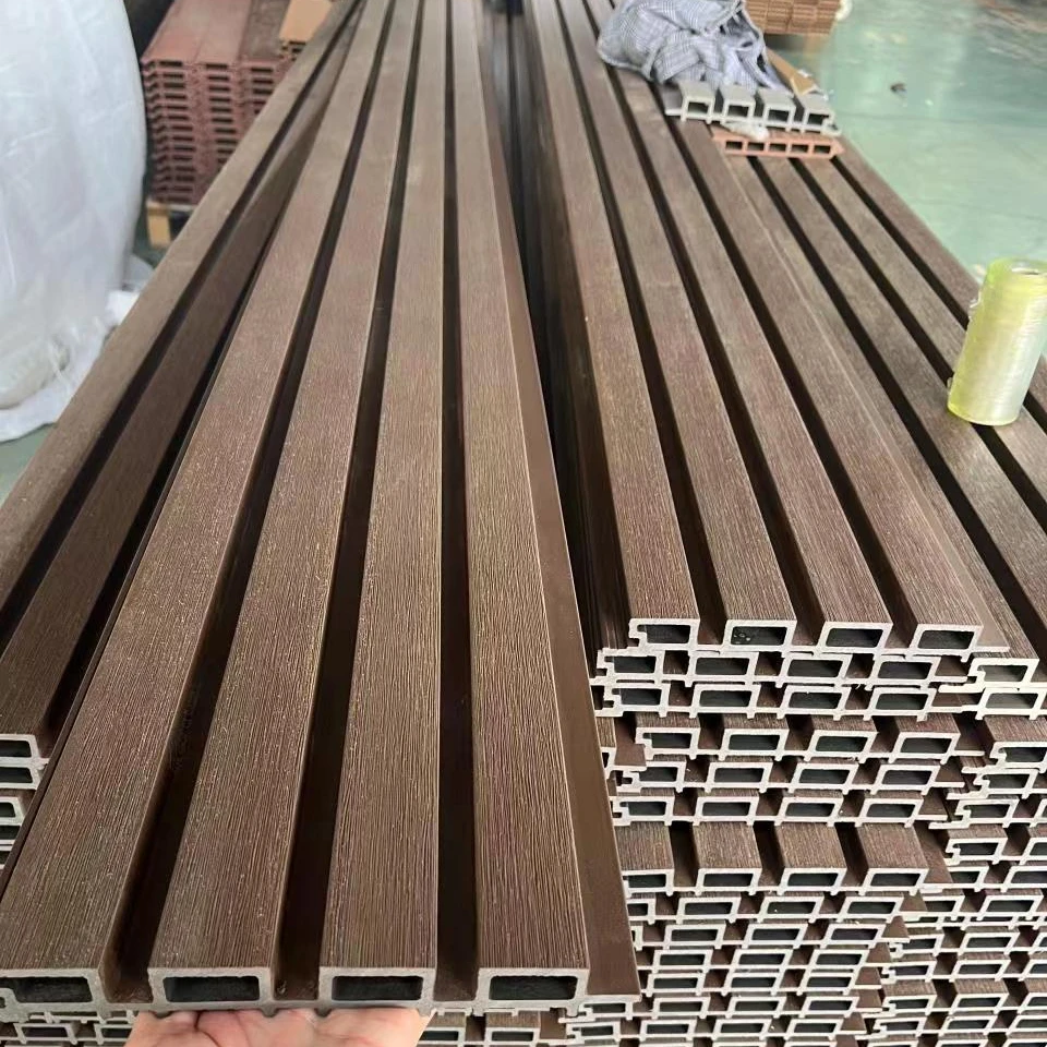 Waterproof 219*26mm hot sale outdoor facade wpc wall panel