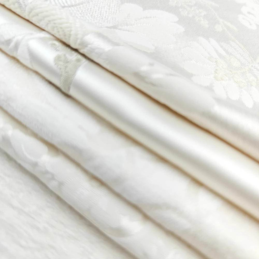 Bomar 2024 New Damask Jacquard Brocade Fabric by the Yard Home Deco Upholstery Silk curtains fabric and materials