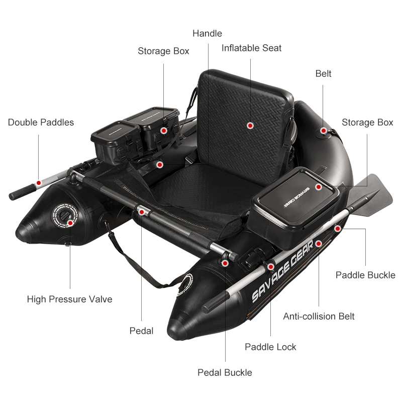 Hot Selling Inflatable fishing boat Belly Boat for fishing