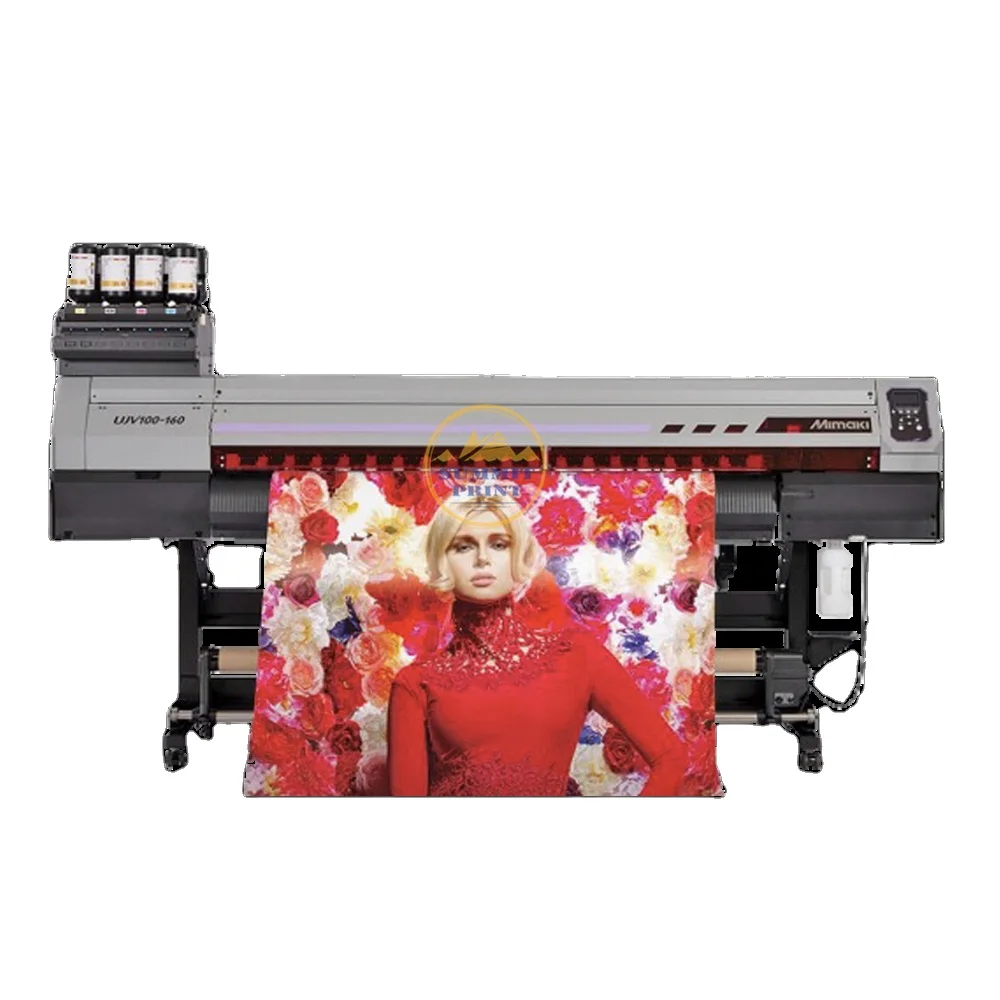 Genuine Guarantee 64 Inch Mimaki UJV100-160 Inkjet UV LED Roll to Roll Printer