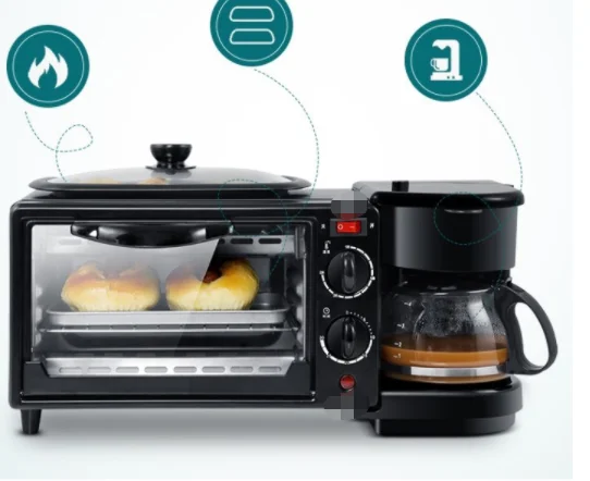 
Pengfaies Household three in one toaster breakfast machine multifunctional electric oven breakfast maker 